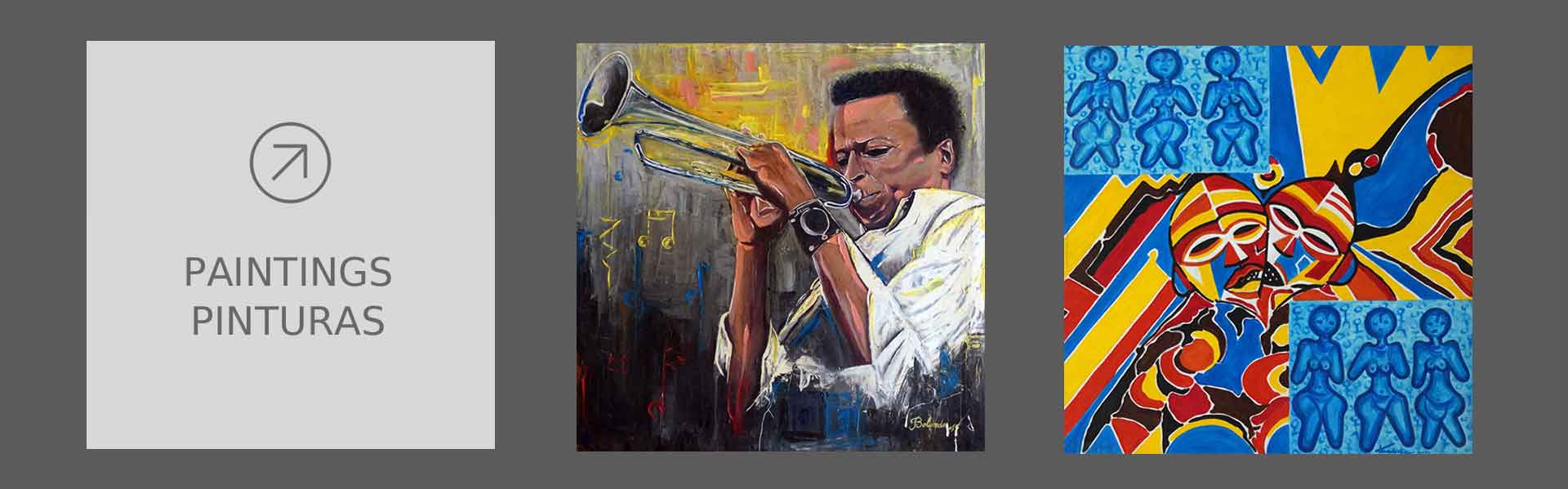 Original Paintings from Angola for Sale
