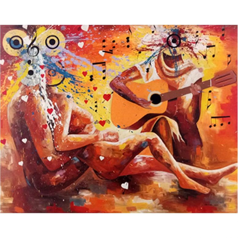 Marley Nkosi: Sensualidade Musical {Pintura}